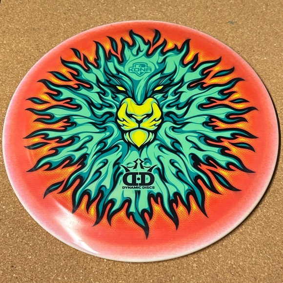 New Kona Panis Warrior Sun Disc Golf Disc w Signature - Picture 1 of 7